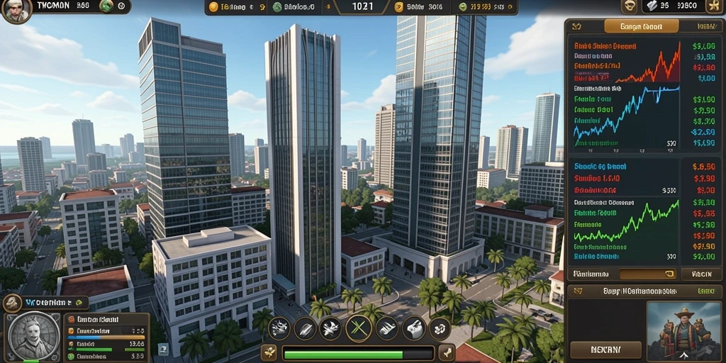 Screenshot menunjukkan aplikasi dengan desain antarmuka yang menarik.