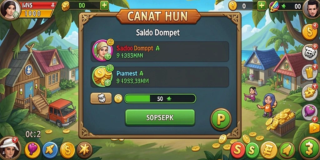 Tangkapan layar 1 menampilkan gameplay yang intens.