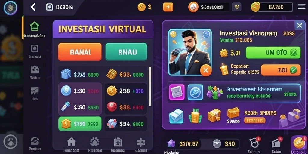 Tampilan pertama dari mesin slot yang penuh warna.