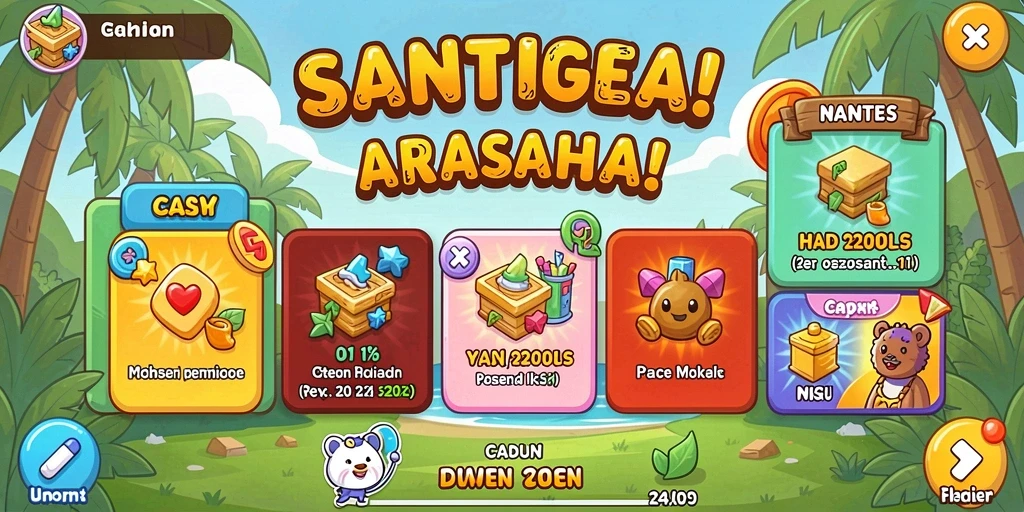 Tampilan antarmuka yang menarik dan user-friendly.