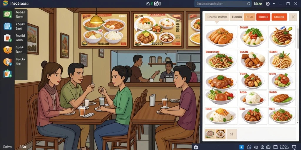Tampilan permainan slot yang menarik dan berwarna.