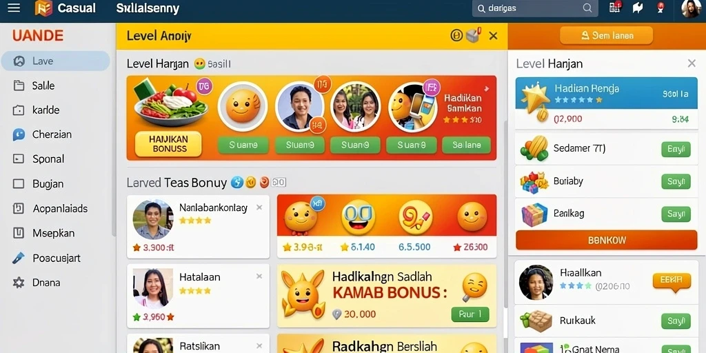 Tampilan menarik dengan grafik yang memukau.