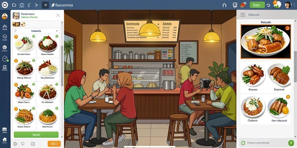 Tangkapan layar menampilkan antarmuka pengguna yang menarik.