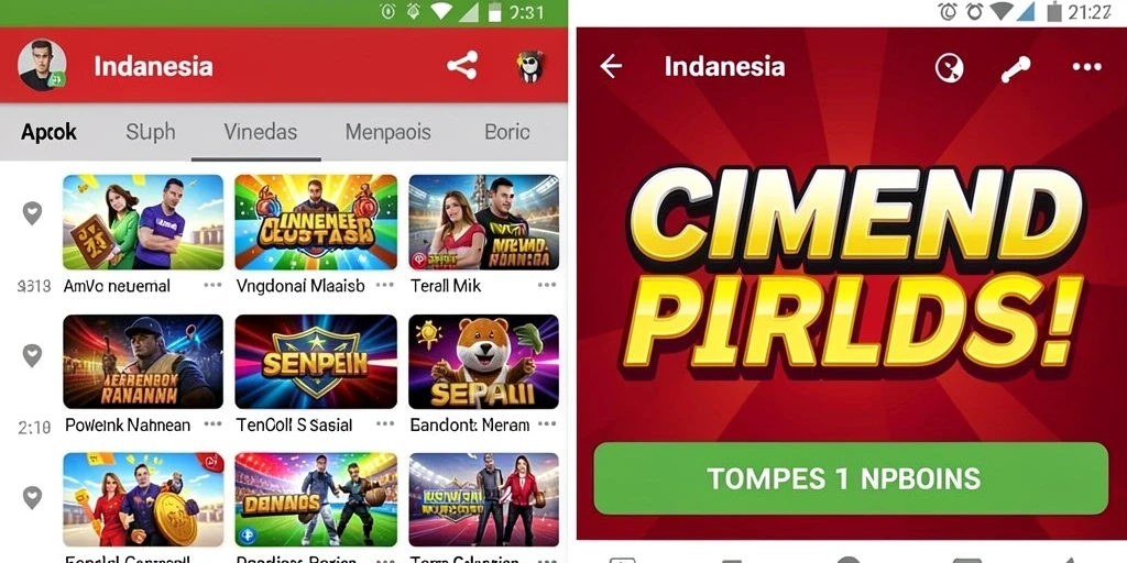 Tampilan antarmuka menarik dan mudah dinavigasi.
