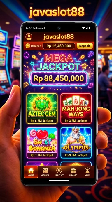 Cuplikan layar menu unduhan javaslot88 untuk perangkat Android